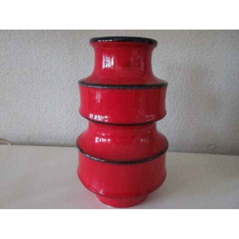 Scheurich Vintage vaas Pagode rood