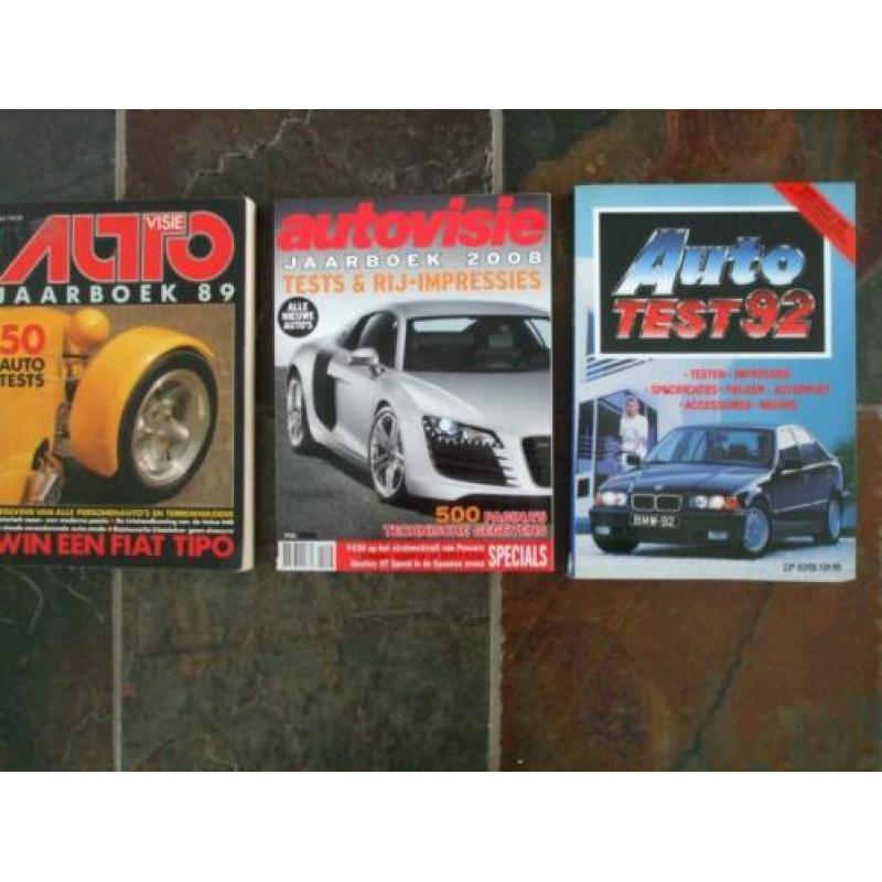 Autojaarboeken 3 stuks