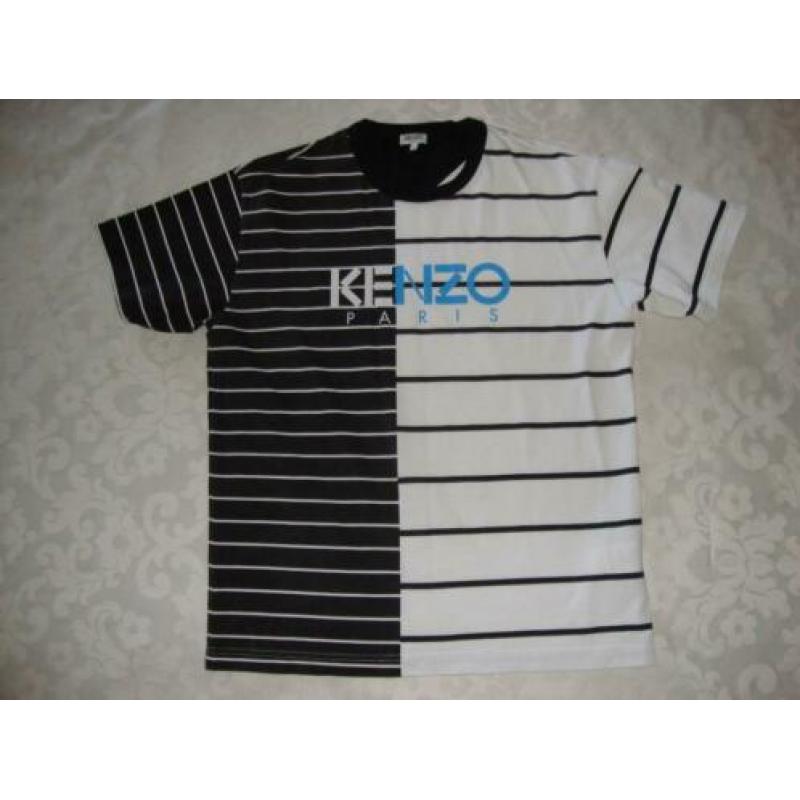 Zwart wit Kenzo shirt T-shirt L