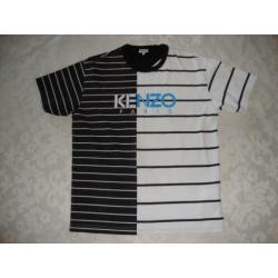 Zwart wit Kenzo shirt T-shirt L