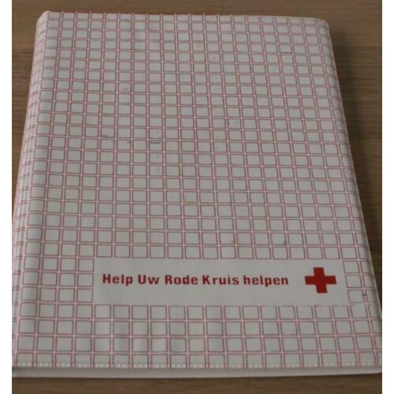 Rode Kruis map met schrijfblok en pen Helpt uw Rode Kruis he