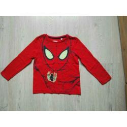3-delig Spider-Man pak ZGAN maat 104 broek + vest + shirt