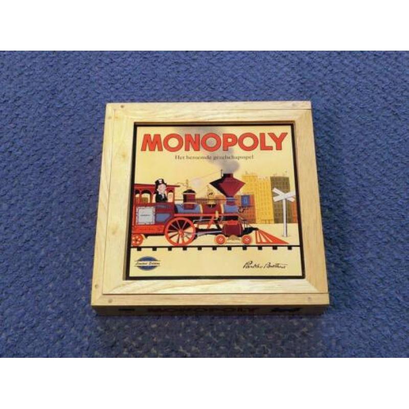 Monopoly Jubileum houten editie