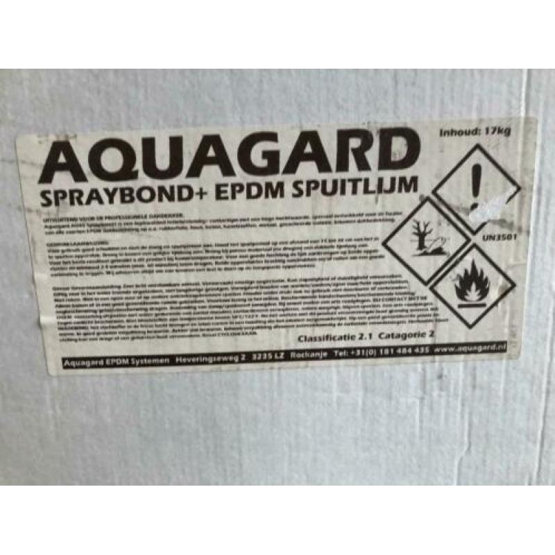 EPDM Aquagard spuitlijm systeem