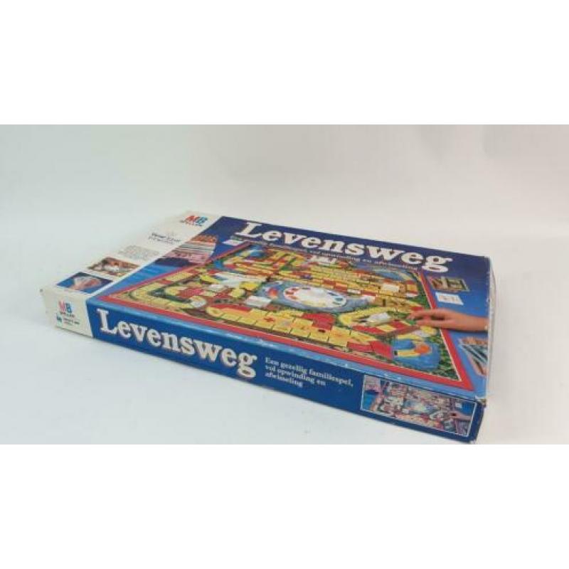 Levensweg, vintage bordspel MB Spellen 1984, compleet. 8C3