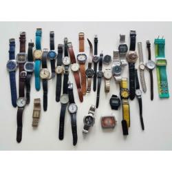 30x Horloges Ruhla Casio Mustang Timex Citizen Ancre