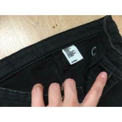 2 zwarte jeans broeken hm, 27/32 en 27.