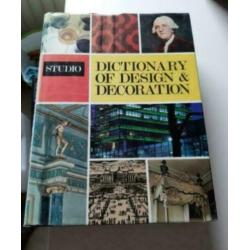 Kunstboek Dictionary of Design Decoration Kunst Engels Boek