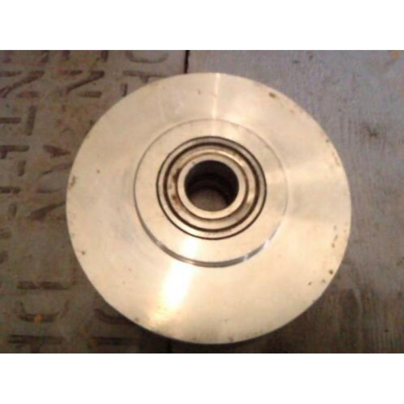 02415 Groefwiel met ronde groef, Ø 114 mm. Aluminium