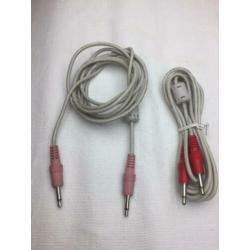 Diverse soorten audio video kabels (RCA tulp/ jack/ etc.)