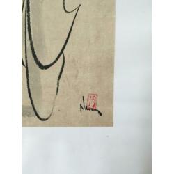A018 Originele tekeningen uit Vietnam op rijstpapier Mekong