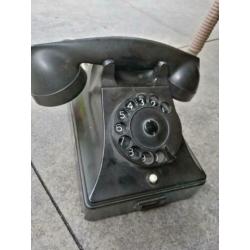 Vintage bakelieten PTT telefoon