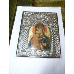 Italië Byzantijns Madonna Icoon Rol. Lopes/Gelardi Benedetto