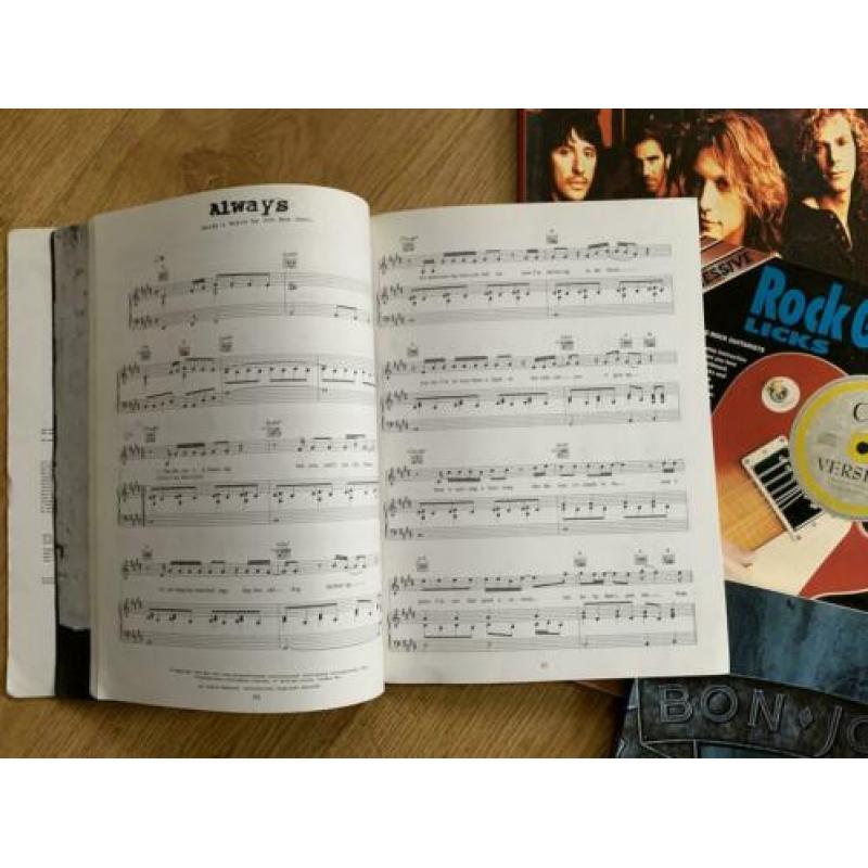 Gitaar sheets Bon Jovi, Guns & Roses en meer