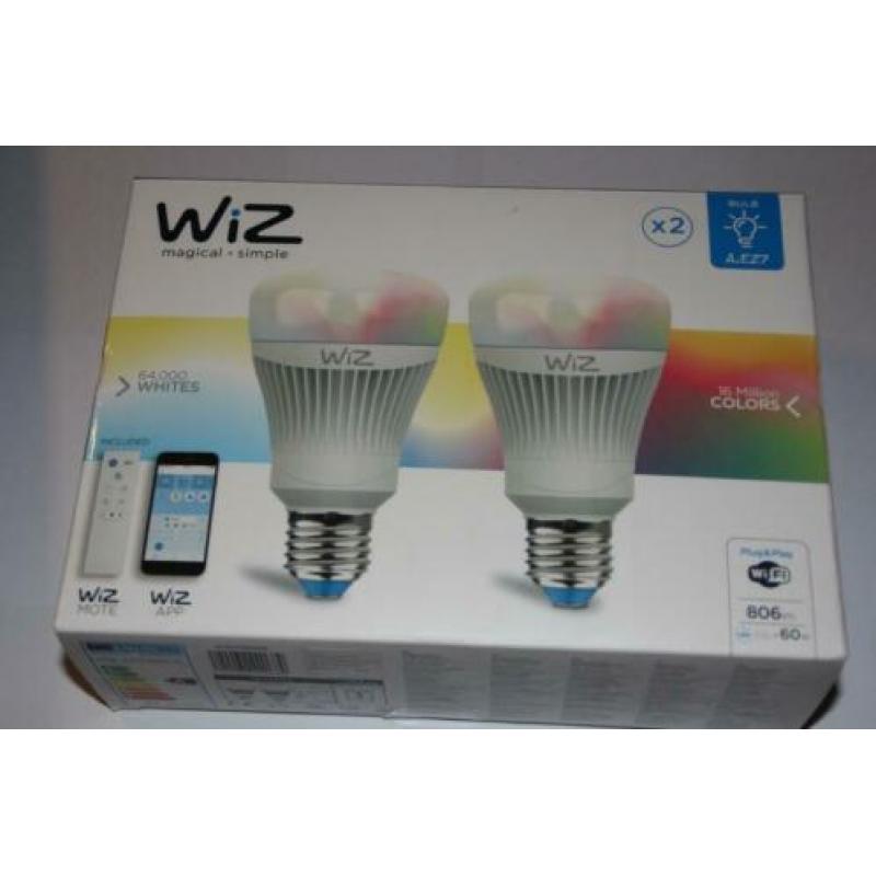 WIZ MAGICAL SYMPLE 2 lampjes in doos + afstandbediening E27