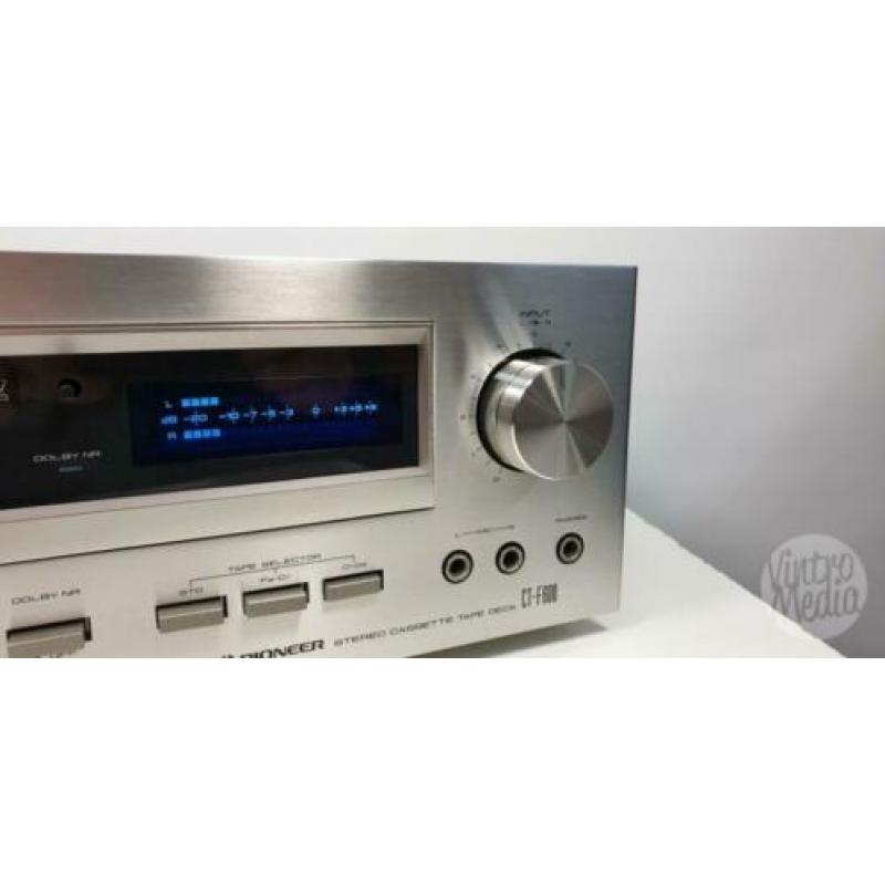 Pioneer CT-F600 Cassettedeck | Tape | Blue-line | Vintage