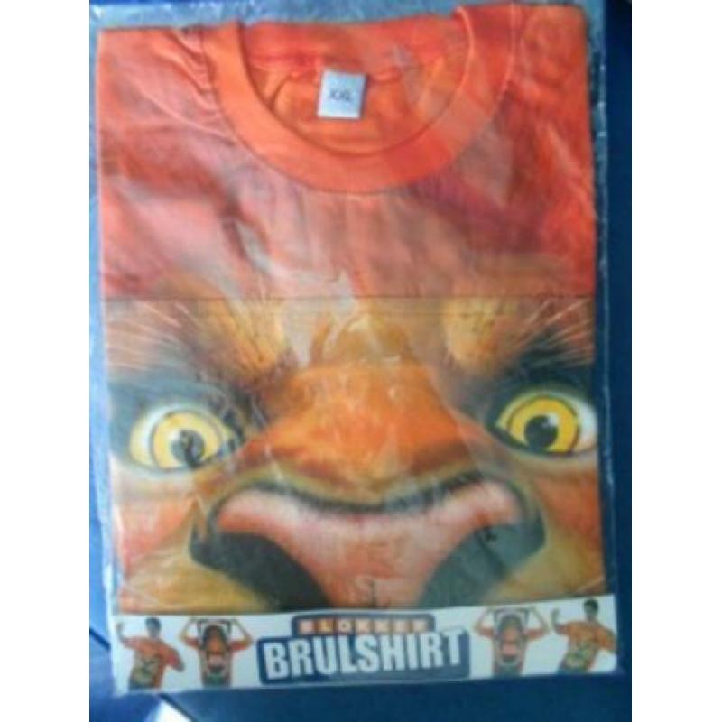 NIEUW oranje leeuw juich / brul shirt - maat XXL