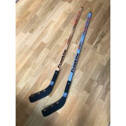 Franklin Junior ijshockey sticks (2x)