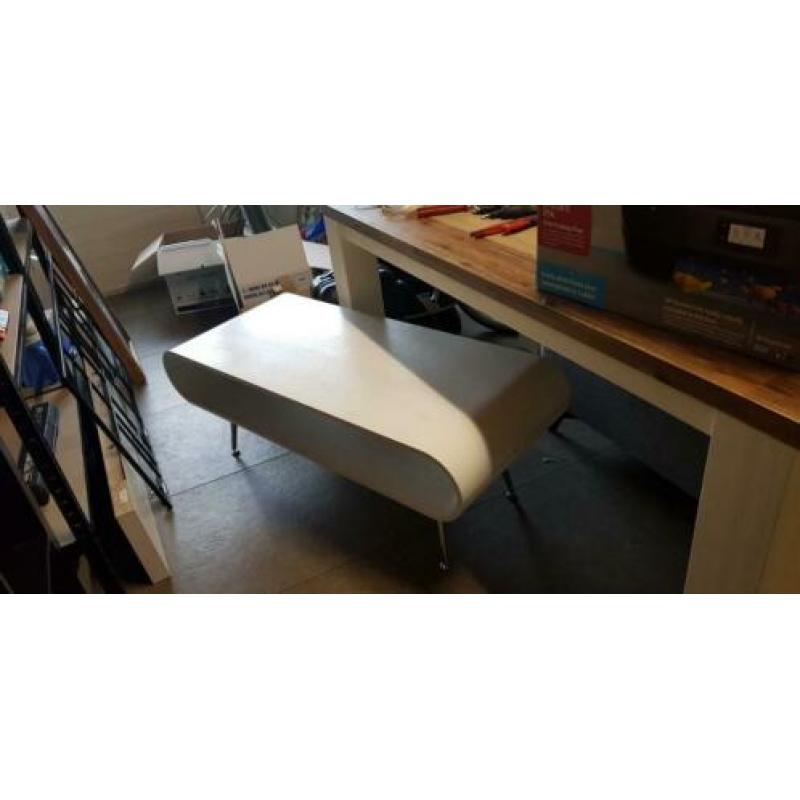 Witte houten design salontafel pronto wonen