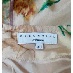 Gedessineerde zijden rok van Essentiel Antwerpen - mt 40