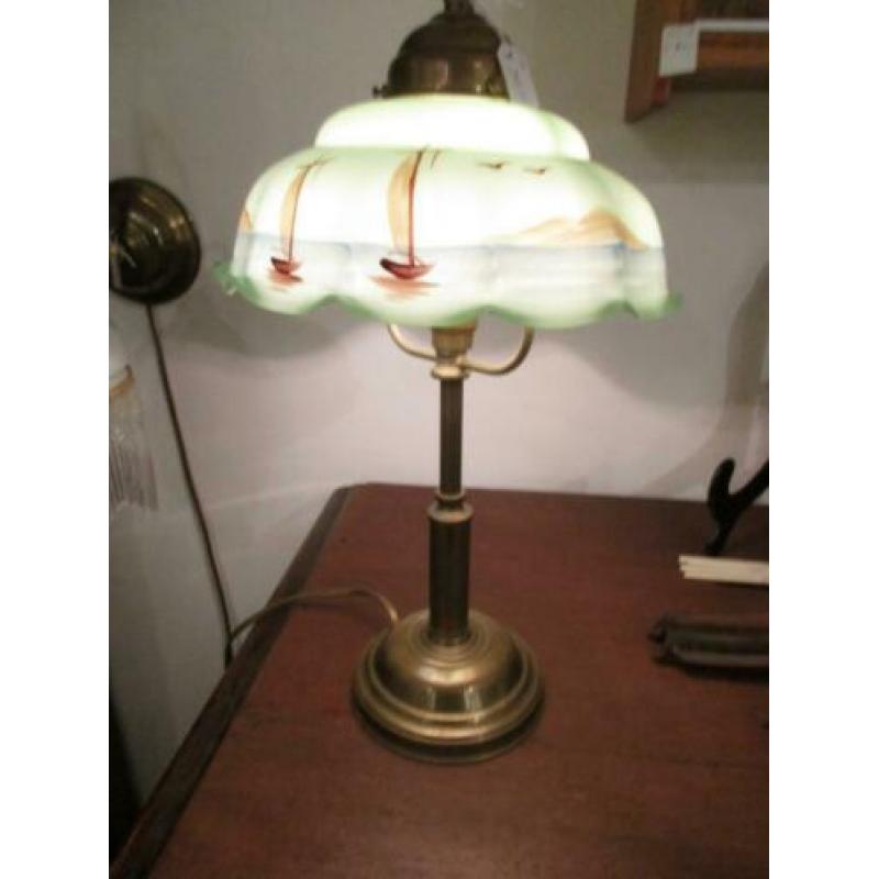 tafellamp - opaline - lamp - staandelamp