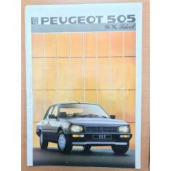 Peugeot 305 en 505 Folders