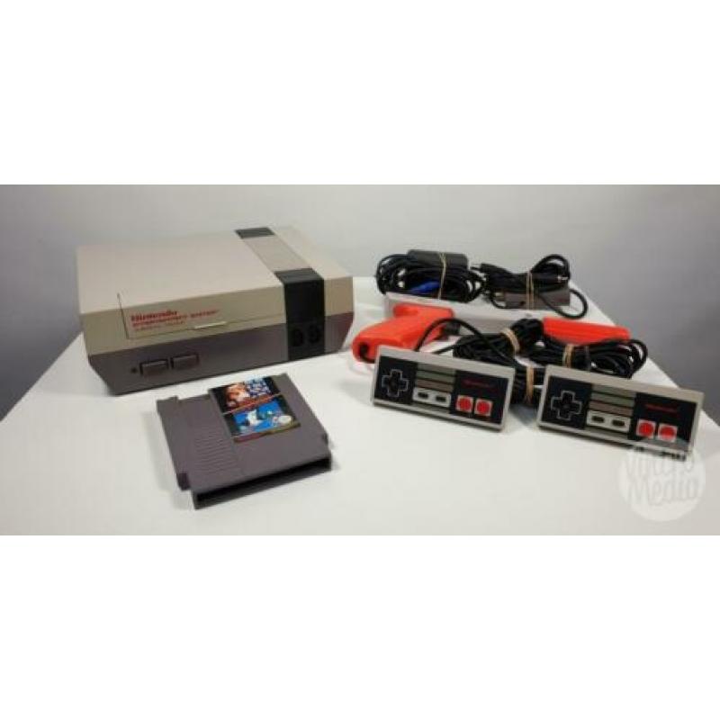 Nintendo NES Spelcomputer | Complete Set | Mario | Zapper