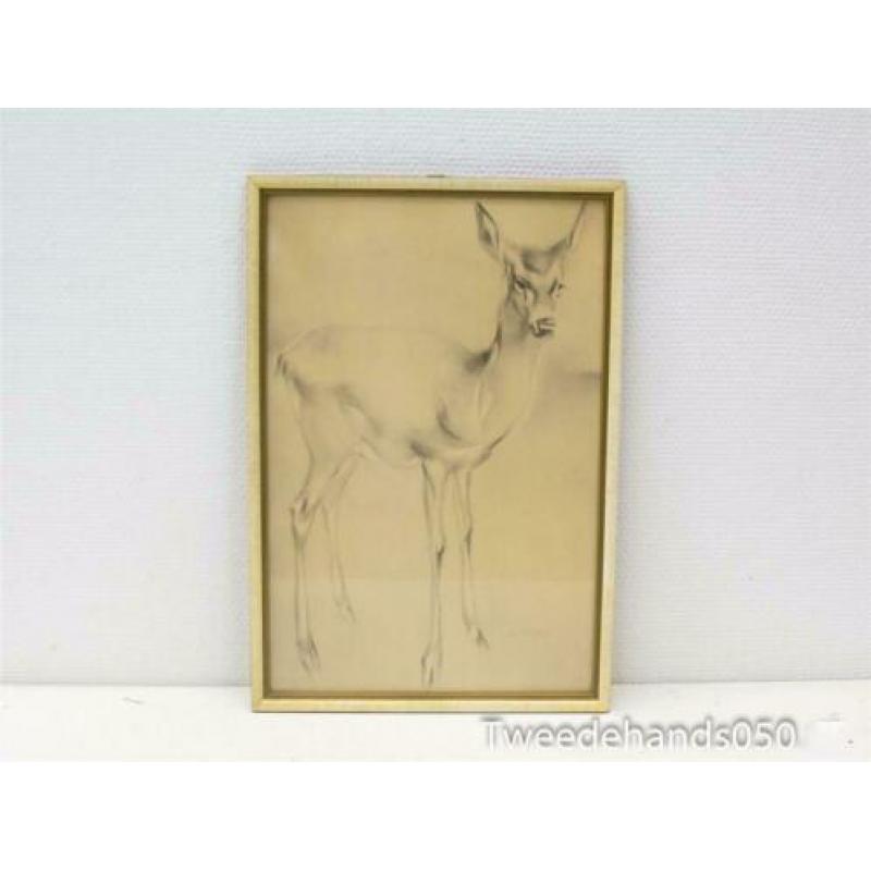 Bambi / hert schilderij prent 88237