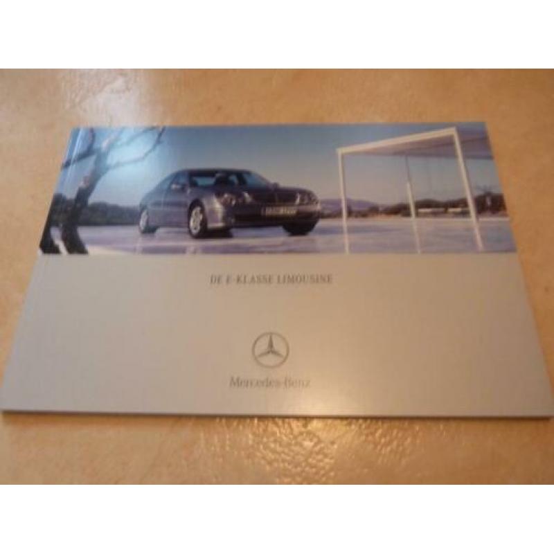 Folder Mercedes-Benz E-klasse uit 2005