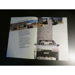 autofolder / brochure Skoda Favorit 1987 - 1994
