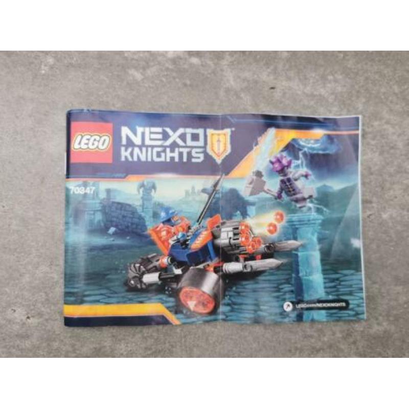 LEGO 70347 & LEGO 30371 Nexo Knights Artillerie & Ridder Mot