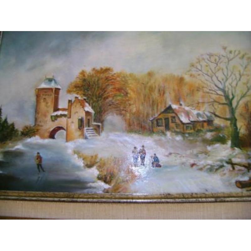 Schilderijen Winterlandschap