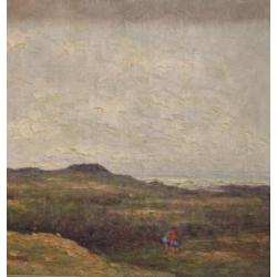 doek, 39 49, landschap, ges, W. Markestein (=Aris Knikker)