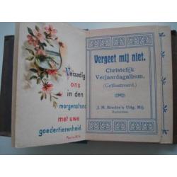 Chr. verjaardagsalbum - Vergeet mij niet (1905)