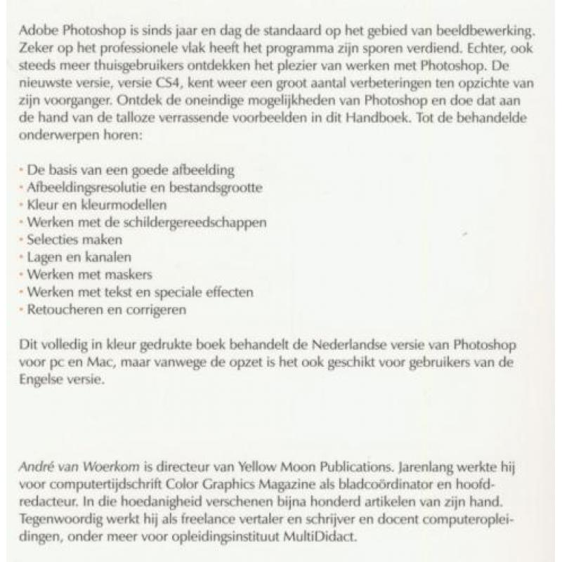 Adobe Photoshop CS4 ; Nederlandse versie; 2009