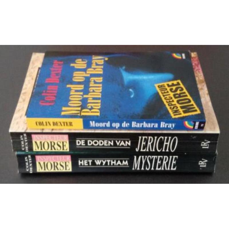 3 boeken van Colin Dexter over Inspecteur Morse