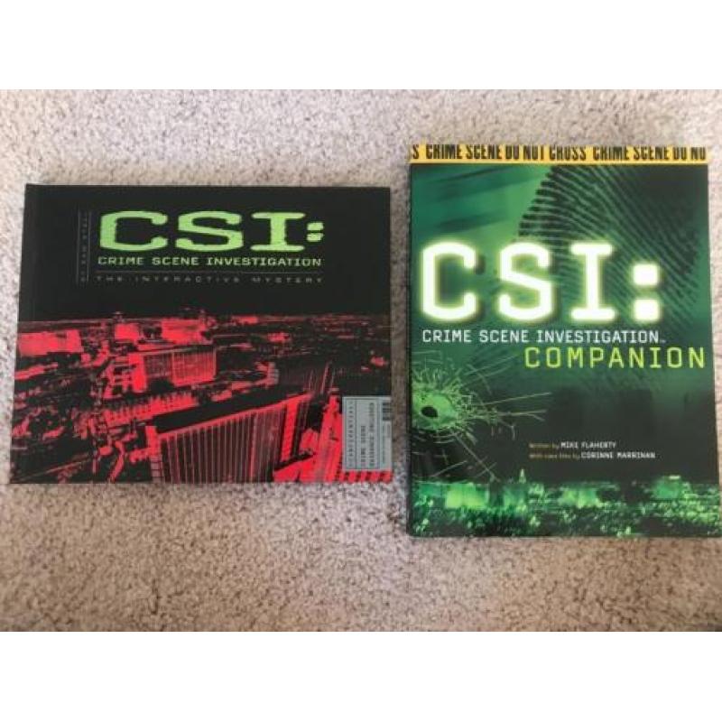 Crime Scene Investigation (CSI) interactief boek & guide