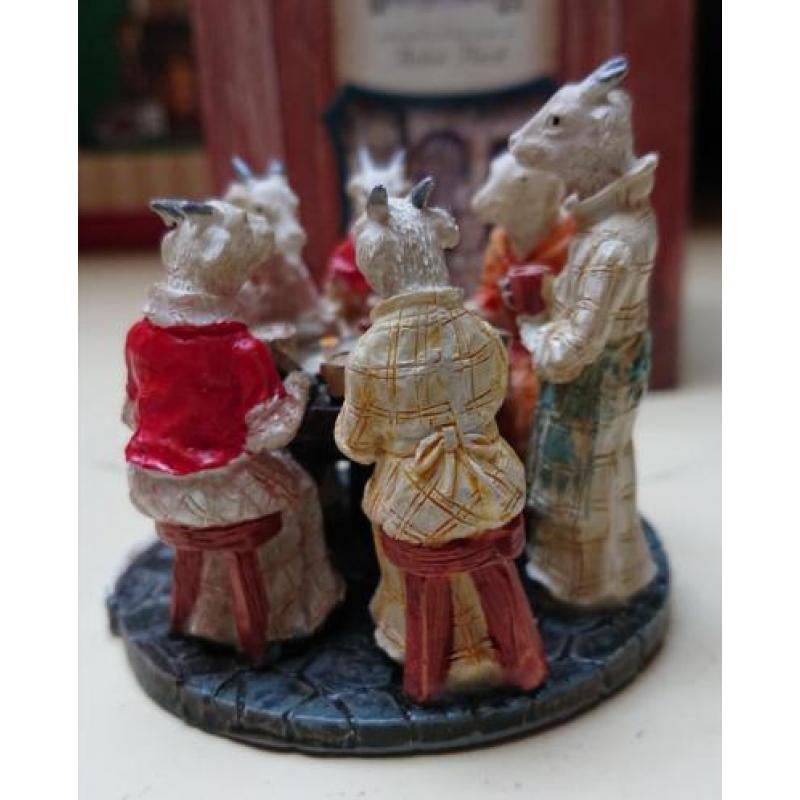 Kerstdorp sprookjesbos efteling miniatuur de 7 geitjes