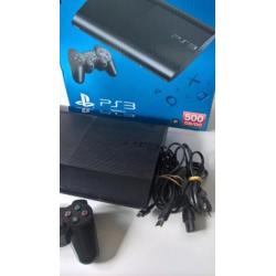 Playstation 3 (PS3) Super Slim, 500 GB en 1controller