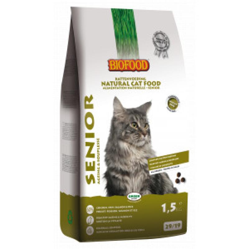 Kattenvoer Biofood Biofood Senior Ageing Souplesse kattenvoer 1.5 kg