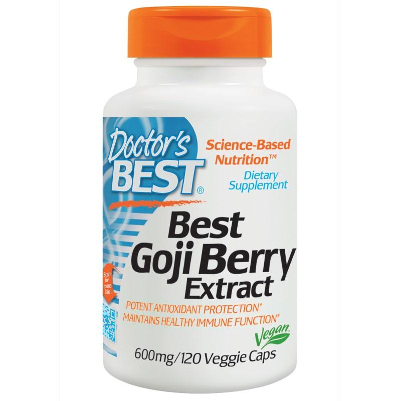 Doctors Best Best Goji Berry Extract 600 mg (120 Veggie Caps) Doctor apos s Best