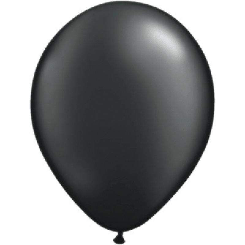 Feestartikelen diversen Qualatex Ballonnen qualatex parel zwart